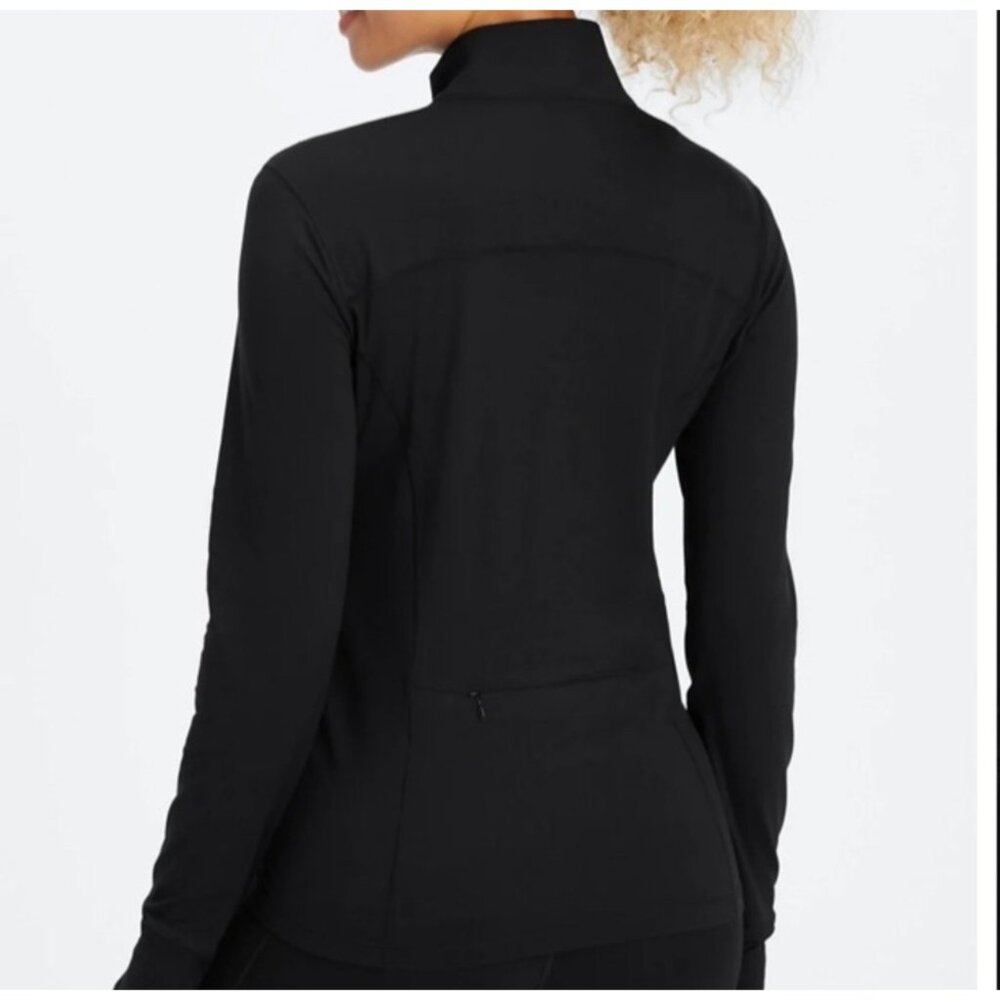 Fabletics Womens Half-Zip Phoenix Black Mid-Layer Top XXL Moisture-Wicking NEW - Picture 11 of 16